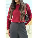 Blusa Tricot Lauren - Cereja 