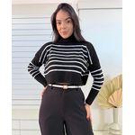 Cropped Tricot Maíra - Preto 