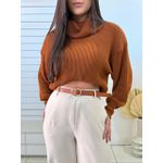 Cropped Tricot Julia - Terracota 