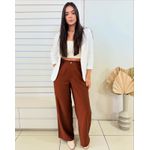 Calça Pantalona Celilia - Marron