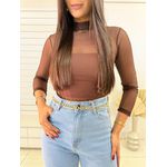 Body tule - Marrom