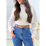 Colete Tricot Mary - Branco