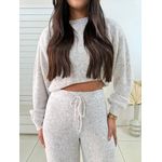Conjunto Tricot Mousse Maitê - Mescla 