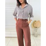 Calça Alfaiataria Luma - Marrom