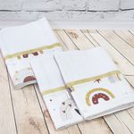Kit fralda premium barrado (3 unidades) - Arco Iris 2