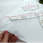 Toalha de Banho com capuz (forrada com fralda)