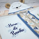 Toalha de Banho com capuz Bichinho - Ursinho