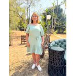 Vestido Renata verde bebê 