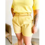 Short Melinda amarelo risquinho