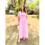 Vestido Mika rosa bebê