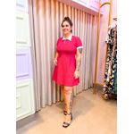 Vestido Gola polo Pink