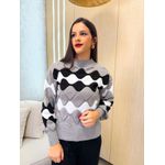 Blusa Tricot Mariana Cinza