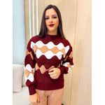 Blusa Tricot Mariana Marsala