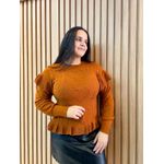 Blusa tricot Elisa Caramelo