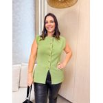 Colete Soraya Verde Tricot 