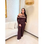 Conjunto Moletinho Larice Marrom