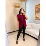 Colete Soraya Marsala Tricot 