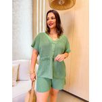 Conjunto Salete Tricot Verde