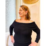 Conjunto Aline Tricot Preto