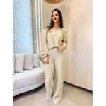 Conjunto Marina Tricot Areia