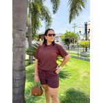 Conjunto Helo Marrom