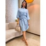 Vestido Sandra Azul Bebê 