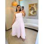Vestido Eva Listrado Rosa