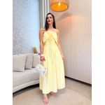 Vestido Helen Amarelo Manteiga