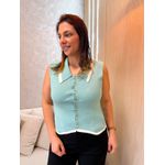 Blusa Tricot Lua Off/Verde 
