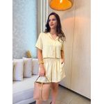 Conjunto Duda Amarelo Manteiga