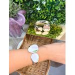 Bracelete Preta Espelhado