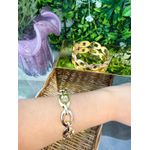 Bracelete Dourado Corrente 