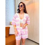Saída de Praia Maldivas Tricot Rosa