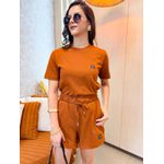 Conjunto Aryne Moletinho Caramelo