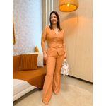 Conjunto Ana Alfaiataria Caramelo