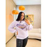 Tricot Premium Coração Lilás 