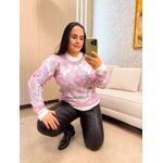 Tricot Premium Rubi Rosa/Off 