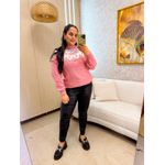 Tricot Bia Rosa Estampado
