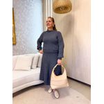 Conjunto Tricot Natália Chumbo