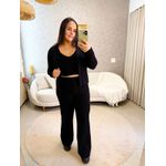 Conjunto Heloísa Preto três peças 