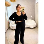 Conjunto Heloísa Preto três peças 