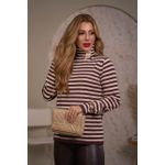 Tricot Lolita Premium Marrom Listrada