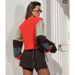 Casaco Tricot Colorir Laranja