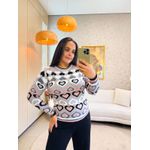 Tricot Coração Love Premium Cinza