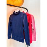 Combo Tricot Cacharrel Azul-Vermelha-Goiaba