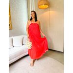 Vestido Mavi Vermelho com Laranja 