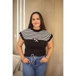 Blusa Tricot Rebeca Azevedo Preto