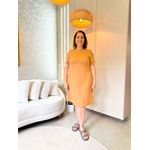 Vestido Gerliane Bege Plus