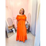 Vestido Kenia plus laranja