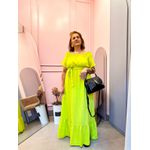 Vestido Kenia plus verde lima